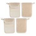 thumbnail image 1 of Bar Soap Pouch Exfoliating Mesh Soap Bag for Shower Bath Natural Cotton Linen Holder for Body Face Washing, 1 of 5