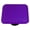 Cobalt Blue, variant on Opaline Cobalt Blue Square Glass Cabinet Knob - Aluminum Post