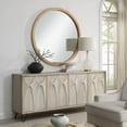 thumbnail image 2 of Renwil Rita 48" H x 48" W Wall Mirror, Brown, 2 of 4