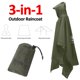 thumbnail image 1 of Typpkmm Chubasquero 3 En 1 Para Exteriores with Poncho Impermeable Con Capucha and, 1 of 6