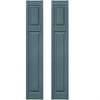 Cottage Style Raised Panel Shutters in Wedgewood Blue - Set of 2 (12 in. W x 1 in. D x 67 in. H (9.4 lbs.))