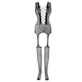 thumbnail image 7 of Fishnet Bodysuit Mesh Bodystocking Sexy Lingerie For Women Lace Babydoll Bodysuit Tight Nightwear, 7 of 7