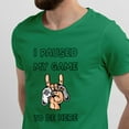 thumbnail image 2 of Greenyef Graphics I Paused My Game to Be Here Video Gamer Gift for Men Teenagers Gaming Funny Graphic T-Shirt Style-24 (Antique Irish, X-Large), 2 of 6