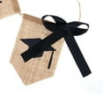 thumbnail image 5 of LABSERRON Congrats Grad Banners Linen Banner Sign Black Pendant Flag 1Pack, 5 of 8