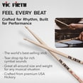 thumbnail image 4 of Baquetas Vic Firth American Classic 5A con punta de madera, paquete de 3, 4 of 9