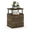 thumbnail image 5 of Furinno JAYA Utility Design End Table, Columbia Walnut/Black, 5 of 6