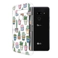 thumbnail image 2 of FINCIBO Soft TPU Clear Case Slim Protective Cover for LG G8 ThinQ G820 6.1", Cactus Flower, 2 of 3