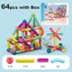 thumbnail image 1 of Juego de décadas de construcción Montessori para niño y niña, palo magnético, nuevo64pc con caja zhangmengya unisex, 1 of 2