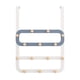 thumbnail image 5 of Ganchos de madera para abrigos, ganchos de madera, ahorro de espacio, rústico, resistente, toallero, perchero para sala de estar, oficina, armario azul para puerta, 5 of 9