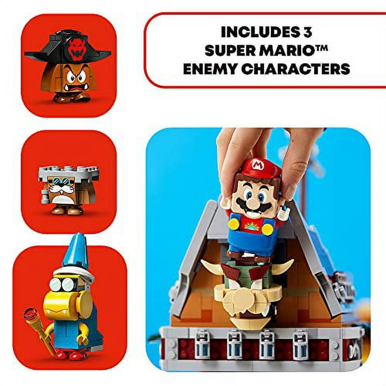 LEGO Super Mario The Mighty Bowser 71411, 3D Model Building Kit,  Collectible Posable Character Figure with Battle Platform, Memorabilia Gift  Idea for Fans of Super Mario Bros. 