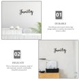 thumbnail image 3 of HEALEEP Adorno De Pared En Hierro Negro Duradero Para Decorar Hogar Y Oficina Con Estilo, 3 of 7