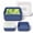 Dark Blue, variant on AIMAIAIMAI Square Soap Travel Case, Fits 5 oz Square Bar Soap and Most Standard Bar Soaps, Silicone Soap Holder with Built-In Drain Ridges, Blue