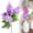 Light Purple, variant on 1 Bundle Artificial Flowers, Fake Silk Hyacinth Flowers, UV Resistant Bulk for Wedding, Plastic Memorial Bouquet for Home Decor, No Fade Florals, Blooms Table Centerpieces Decor, 12.99 in Purple