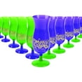thumbnail image 3 of Fun Express Mardi Gras Hurricane Plastic Cups, Bulk Set of 12, Each Holds 16 oz, Party Supplies, Drinkware, Reusable Cups, 3 of 8