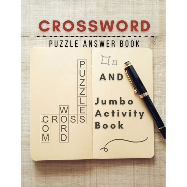 Crossword Puzzle Answer Book And Jumbo Activity Book Ultimate Variety