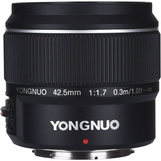 Graag gedaan koelkast mannelijk Yongnuo YN 42.5mm f/1.7 Lens for Micro Four Thirds YN42.5F1.7 - Walmart.com