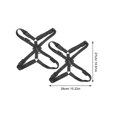 thumbnail image 2 of FUEENIRVA 2Pcs Black Saxophone Harness Strap with Adjustable Design for Musicians, 2 of 8