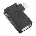 thumbnail image 2 of Oubit Micro Adapter,2Pcs USB 2.0 Female Micro USB Adapter Micro US Superior Craftsmanship, 2 of 9