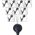 thumbnail image 6 of DEFNES 10 Functions Shower Head,Detachable Bath Room Shower Head Set, for Low Water Pressure with Extra Long Stainless Steel Hose (Black), 6 of 6
