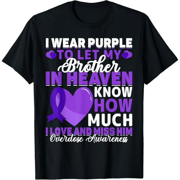 t-shirt Addiction Awareness Drug Addiction Overdose Awareness Day T-Shirt.