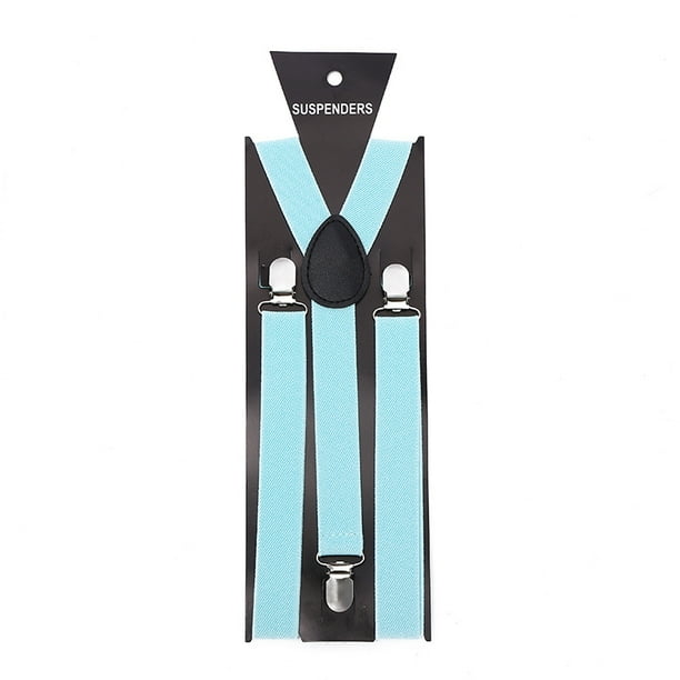 Correa para adultos, correa de moda, correa unisex, triple clip, correa de 2,5, correa de tirantes, punto