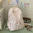 thumbnail image 2 of Resicozy Cute Bow Backpack for Womens Lightweight Bookbags Elementary College Back Pack Women Laptop Casual Daypacks Pink, 2 of 4