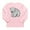 Petal Pink, variant on - Polar Bear Cub Long Sleeve Infant T Shirt - Long Sleeve Infant T-Shirt