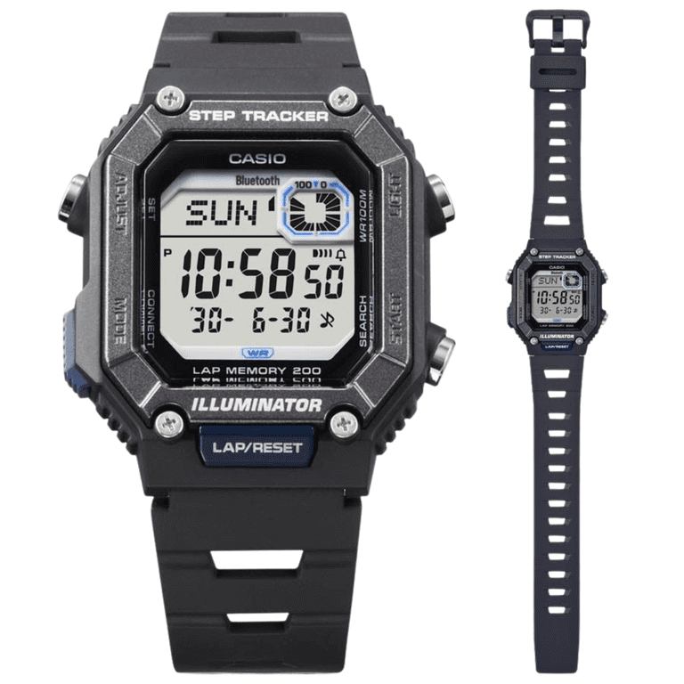 CASIO STEP TRACKER Bluetooth 腕時計 新品 Casio Men's Step Tracker Watch WSB1000-1AV – Bluetooth, 200-Lap