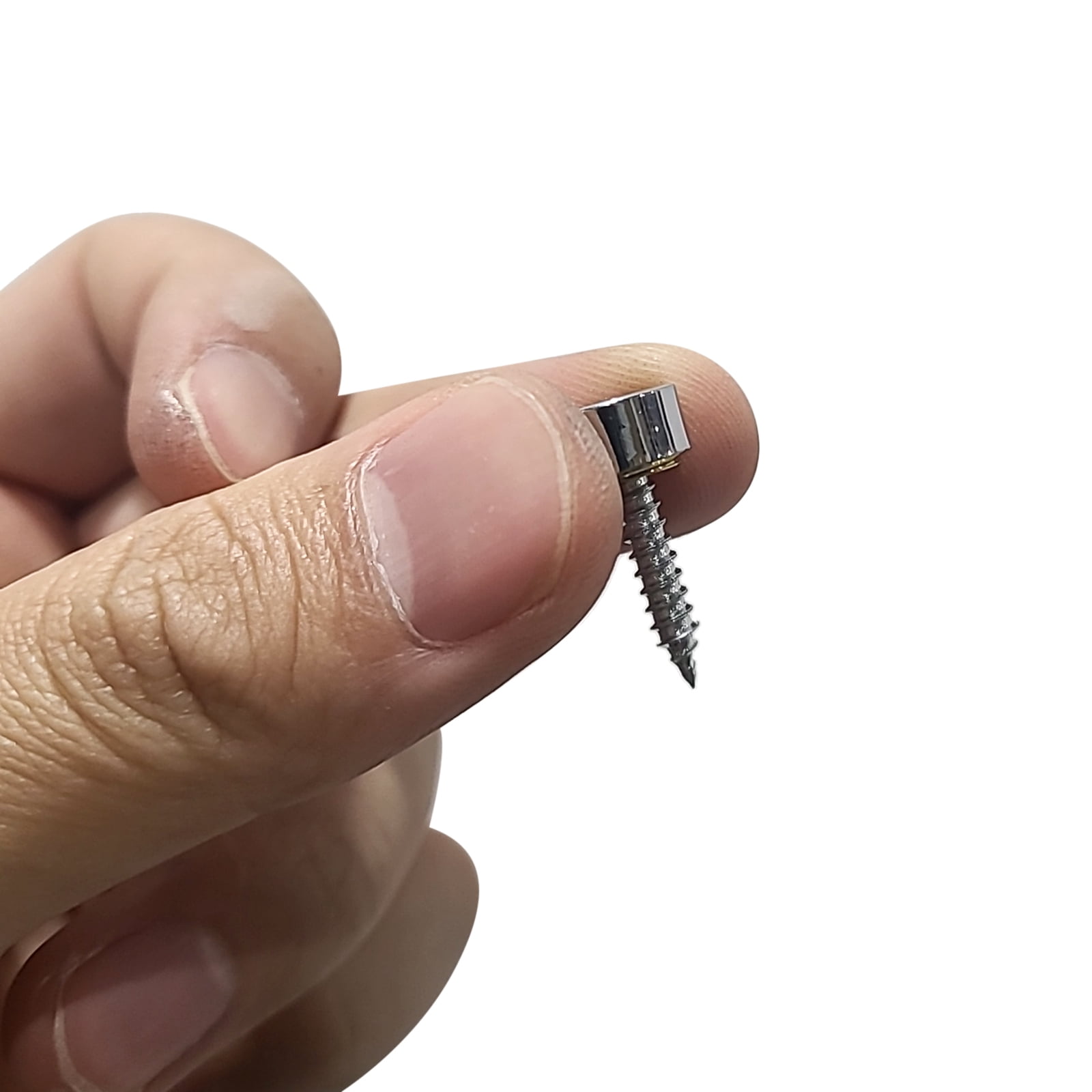 Unique Bargains Mirror Screws Deco Cap Cover Nail with Finish 10mm