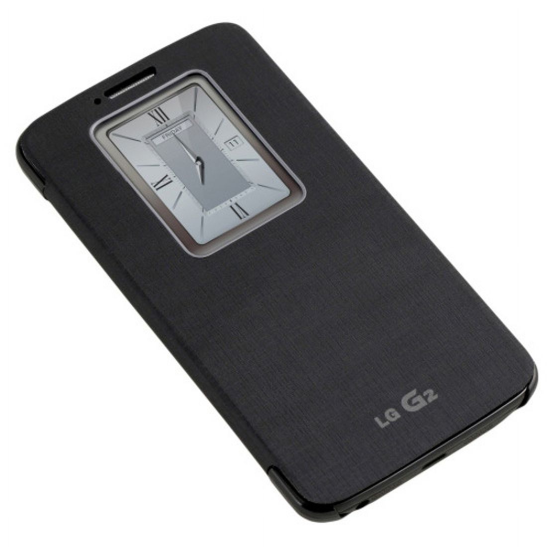 LG QuickWindow Carrying Case (Folio) Smartphone, Black - image 4 of 5