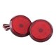 thumbnail image 1 of Feu arrière LED de 6,8 cm pour Toyota Corolla, réflecteur de pare-chocs arrière, feu de stop et de brouillard, rouge, 1 of 4