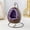 Amethyst tooth, variant on MATROOY Natural Colorful Crystal Dinosaur Egg Nightlight Decoration Lamp USB Lighting-Red agate