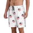 thumbnail image 2 of Goofa Umbrella Cat Printed Mens Swim Trunks Summer Quick Dry Short Beach Swimwear Bathing Suits-Small, 2 of 9