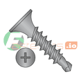 thumbnail image 1 of #14 x 5" Self-Drilling Drywall Screws / Phillips / Bugle Head / Steel / Black Phosphate (Quantity: 250 pcs), 1 of 1