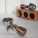 thumbnail image 3 of Solid Wood Handle M10 Screw Handle Bottomless Espresso Machine Tools Coffee Portafilter Handle, 3 of 5