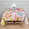 thumbnail image 3 of Butterfly Square Tablecloth 42x42in-Waterproof Polyester Printed Table Cover, Wrinkle Resistant & Washable for Kitchen Dining Picnic Party Decor, Buffet Table, Holiday Party, Dinner, Wedding, 3 of 6