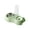 Green, variant on Eoozwa Stainless Steel Pet Bowl Automatic Water Dispenser 2 In 1 Food and Water Gravity Feeder for Small Medium Dog Cat Easy Clean Non Skid