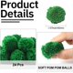 thumbnail image 3 of 24 bolas de pompones verdes de lana a granel de 4 cm, de fieltro suave, esponjosas y redondas, hechas a mano, para colgar., 3 of 7
