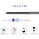 thumbnail image 4 of Lápiz capacitivo para Microsoft Surface compatible con Surface Pro X/8/7/6/5/4/3 Surface Book 3/2/1 Surface Go3/2/1 Surface Laptop con 1024 de alta sensibilidad a la presión (negro), 4 of 5