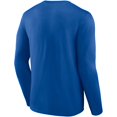 thumbnail image 3 of Men's Majestic Royal Chicago Cubs Flip Mode Long Sleeve T-Shirt, 3 of 3