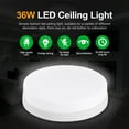 thumbnail image 7 of 9.25'' Surface Mount LED Panel Light, Ceiling Fixture, Cool White 6500K, 2880 Lumens, 7 of 7
