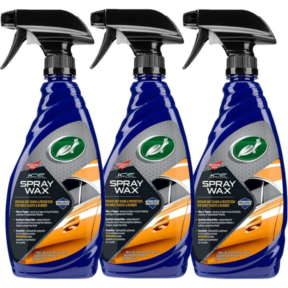 Turtle Wax ICE Spray Wax High Shine Long Lasting Car Wax 3-Pack