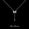 thumbnail image 4 of GlassCharms Tassel Butterfly Necklace 2024 - New Light Luxury INS Style Jewelry, Perfect Graduation Gift, Elegant Clavicle Chain, 4 of 12