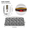 thumbnail image 3 of Uemuo Tulips Flowers Printed Leather Pencil Case, Pencil Pouch, Portable Pencil Bag, Pen Case for& Office, 3 of 7