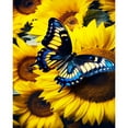 thumbnail image 2 of TISHIRON Diamond Art Painting Kits,12x16 inch 5D DIY Butterfly and Sunflower Diamond Art Crafts Kit for Adults and Kids Beginners, 2 of 7