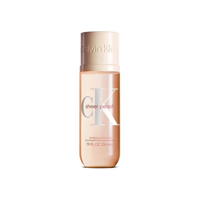 Bruma para cabello y cuerpo Perfume Calvin Klein CK Sheer Peach, 250 ml