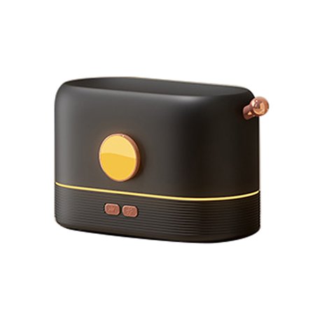 

AMNHDO Flame Essential Oil Aroma Diffuser Air Humidifier Cool Mist Maker (Black)