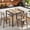 Gray -storage, variant on Kitchen Table and Chairs Set for 2, Lofka Dining Table with Storage Rack for Storing Tissues and Cups, 300lbs, Gray