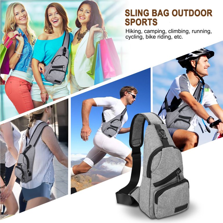 Men New Chest Bag Leisure Sports Travel Chest Bag Lady Shoulder