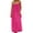 A Pink, variant on Aihuaihua Backless Dresses for Women, Summer Sleeveless Backless Cami Dresses Spaghetti Strap Flowy Dress Long Sundress Maxi Dress with Back Tie